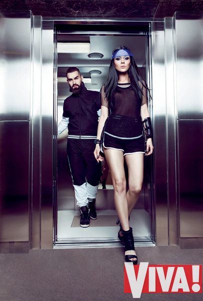 Солистка The Hardkiss Юлия Санина и Вал Бебко